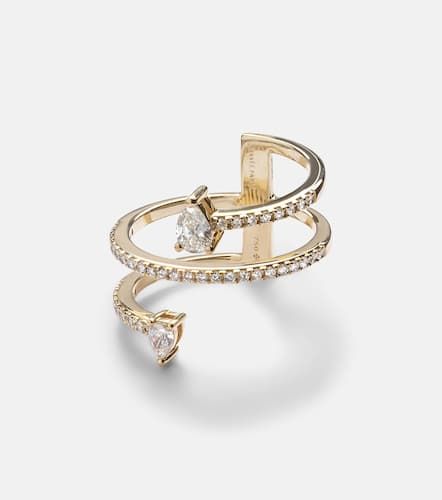 Hera 18kt ring with diamonds - Persee - Modalova