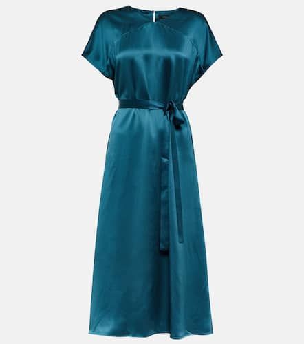 Dauphine belted satin midi dress - Joseph - Modalova