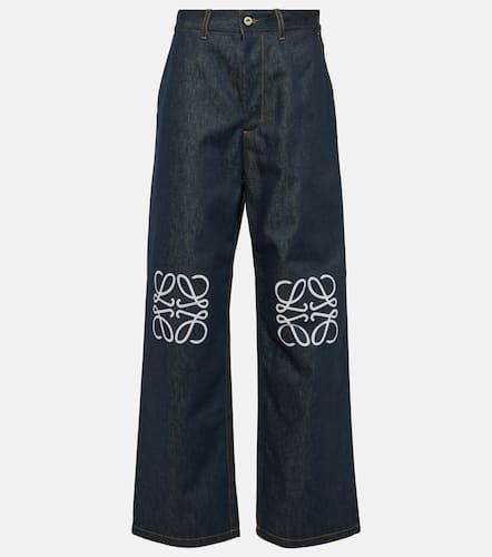Anagram mid-rise wide-leg jeans - Loewe - Modalova