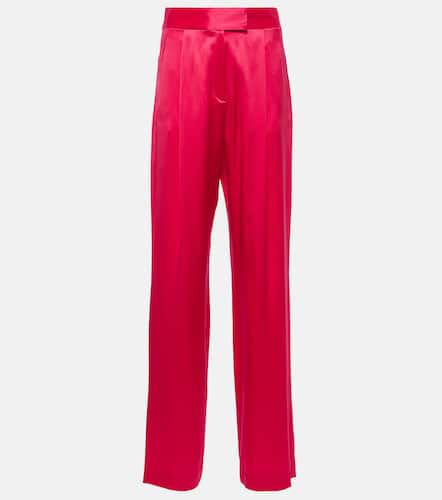 High-rise silk wide-leg pants - The Sei - Modalova