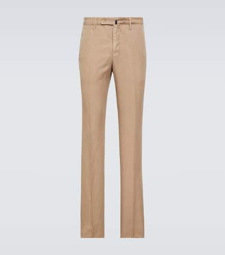 Incotex Linen and cotton slim pants - Incotex - Modalova