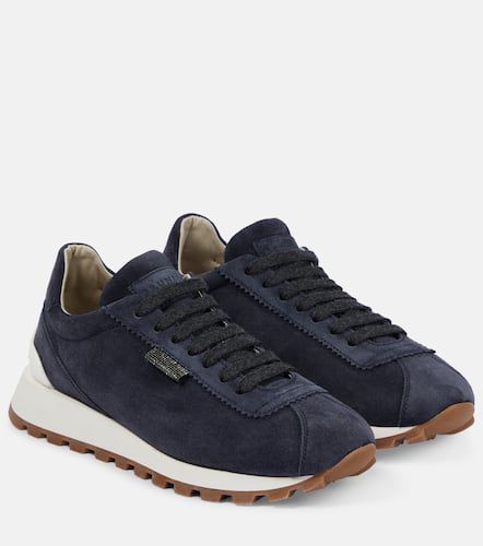 Sneakers aus Veloursleder - Brunello Cucinelli - Modalova