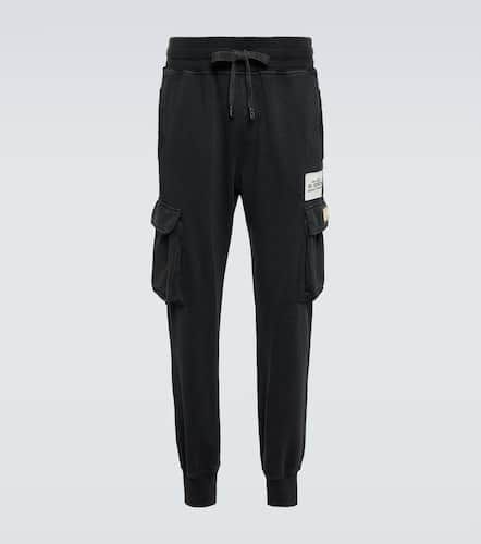Pantalones cargo tapered con logo - Dolce&Gabbana - Modalova