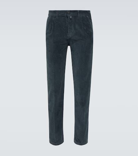 Cotton corduroy straight pants - Kiton - Modalova