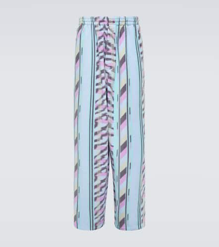 Printed fleece sweatpants - Balenciaga - Modalova