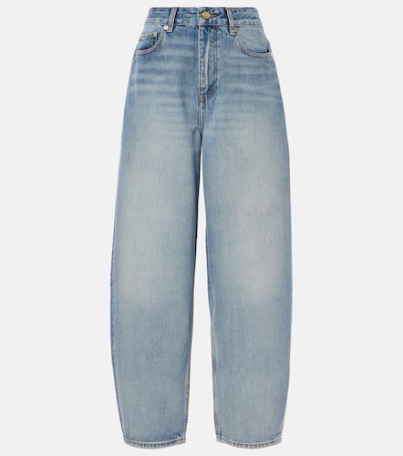 Ganni High-rise barrel-leg jeans - Ganni - Modalova