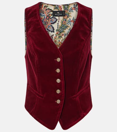 Etro Cotton velvet vest - Etro - Modalova