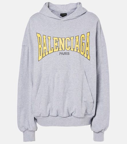 Sudadera de jersey de algodón con logo - Balenciaga - Modalova