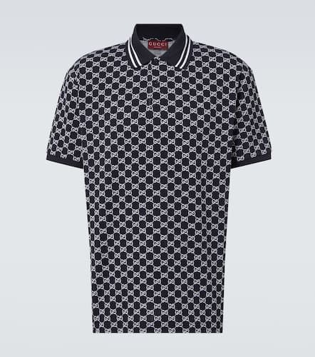 GG cotton piquet jacquard polo shirt - Gucci - Modalova