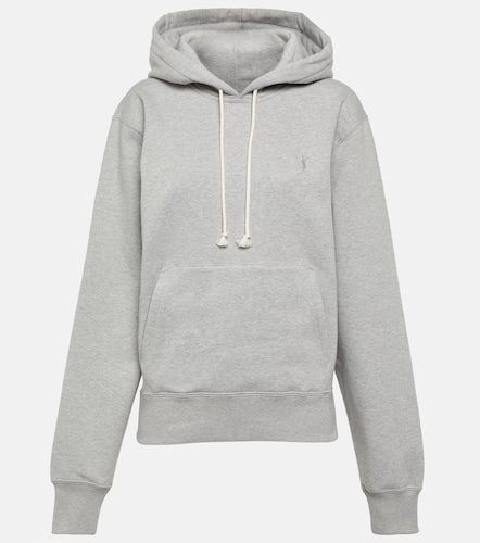Saint Laurent Cotton fleece hoodie - Saint Laurent - Modalova