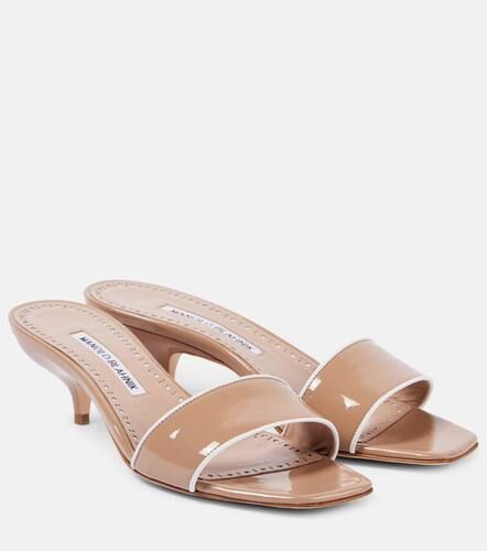 Helamu patent leather mules - Manolo Blahnik - Modalova