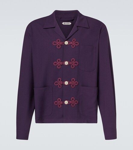 Camicia Astor in lana con ricamo - Bode - Modalova
