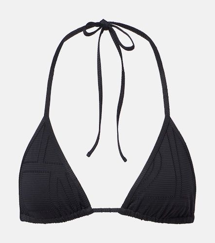 Top bikini in pointelle con monogramma - Toteme - Modalova
