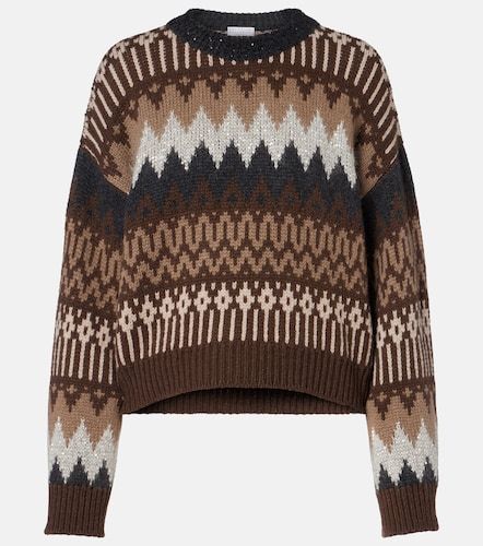 Pullover aus Jacquard - Brunello Cucinelli - Modalova