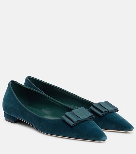 Bailarinas Reador de terciopelo - Manolo Blahnik - Modalova