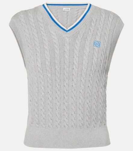 Loewe Cotton sweater vest - Loewe - Modalova