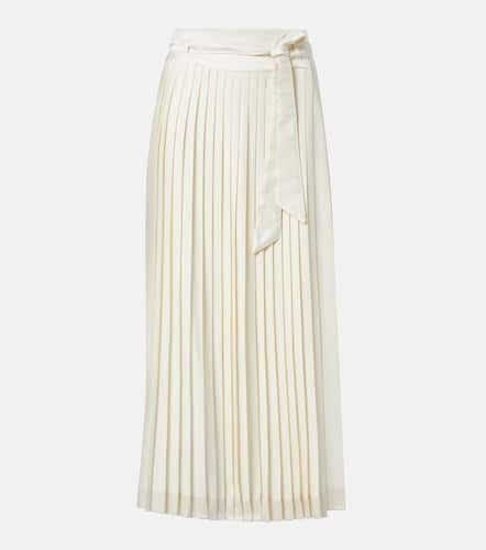 Janel pleated silk midi skirt - Loro Piana - Modalova