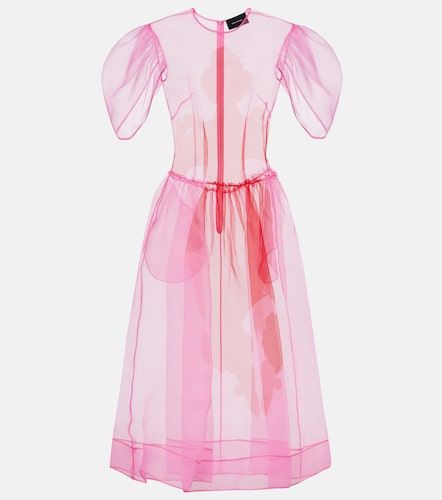 Vestido midi de organza estampado - Simone Rocha - Modalova