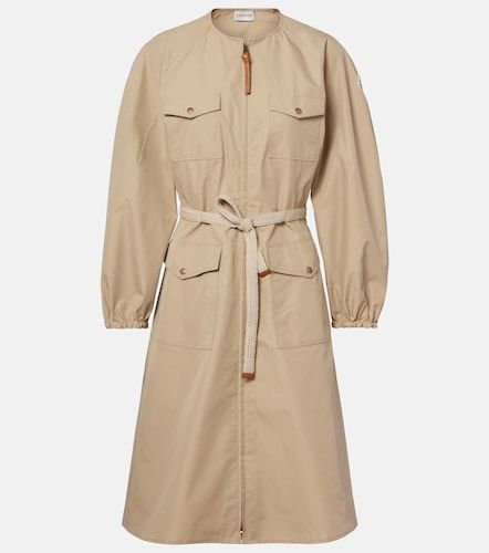 Abito midi in popeline di misto cotone - Moncler - Modalova