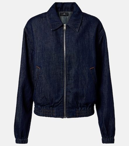 Denim bomber jacket - 7 For All Mankind - Modalova