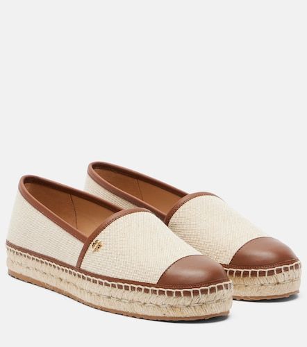 Espadrilles aus Canvas mit Leder - Gianvito Rossi - Modalova