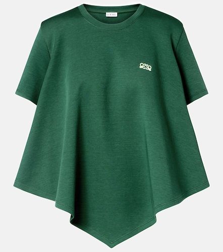 Loewe Asymmetric cotton-blend top - Loewe - Modalova