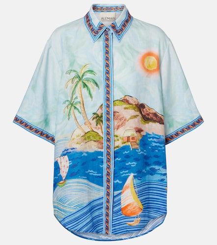 Alémais Camicia in lino con stampa - Alemais - Modalova