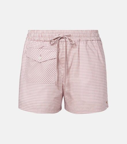 Gingham cotton shorts - Valentino Garavani - Modalova