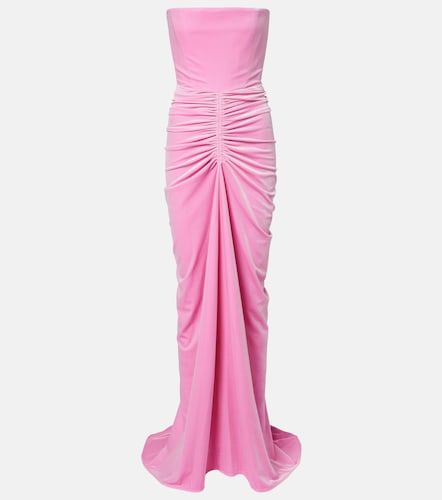 Alex Perry Bustier-Robe aus Samt - Alex Perry - Modalova