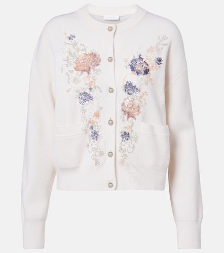 Cardigan in lana e cashmere con decorazioni - Rabanne - Modalova