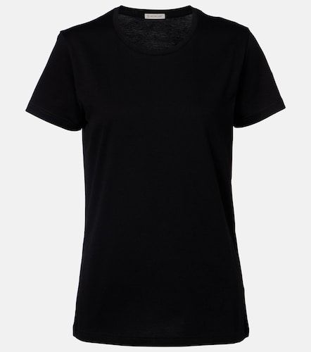 Camiseta de jersey de algodón con logo - Moncler - Modalova