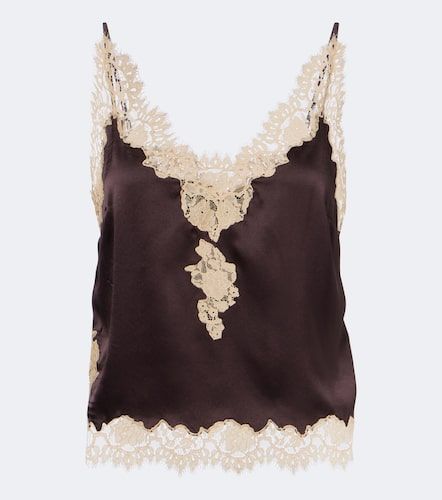 Kira lace-trimmed silk satin camisole - Doen - Modalova