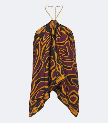 Top Labirinto de sarga de seda - Pucci - Modalova