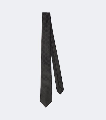 Corbata en jacquard de seda con GG - Gucci - Modalova