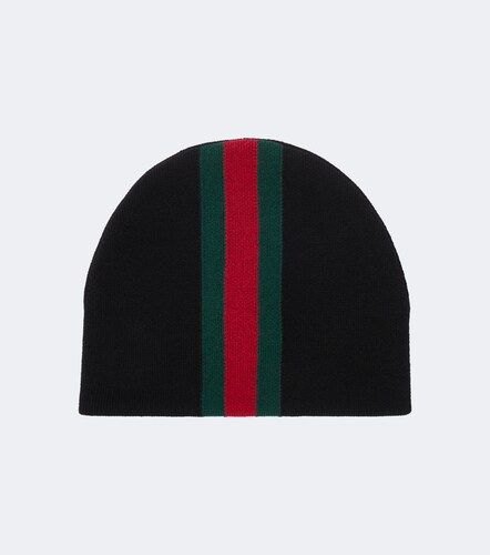 Gucci Berretto Web Stripe in lana - Gucci - Modalova
