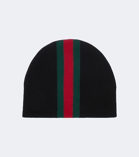 Gucci Web Stripe wool beanie - Gucci - Modalova