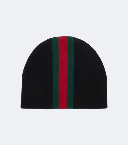 Gucci Web Stripe wool beanie - Gucci - Modalova