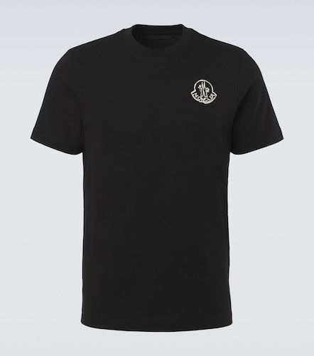 Camiseta de jersey de algodón con logo - Moncler - Modalova