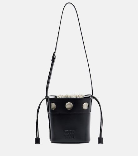 Miu Miu Leather bucket bag - Miu Miu - Modalova
