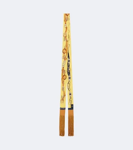 Etro Fringed silk twill scarf - Etro - Modalova