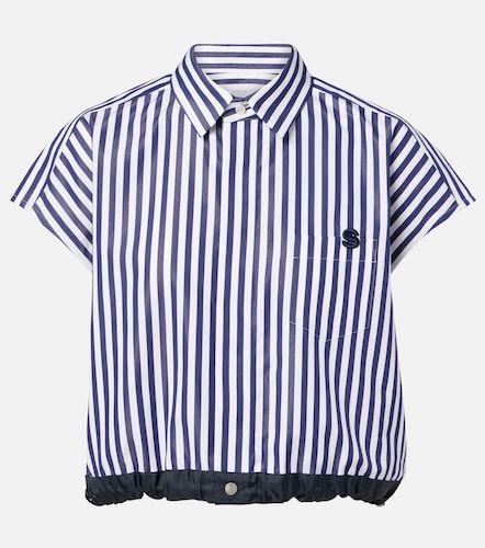 Sacai Striped poplin shirt - Sacai - Modalova