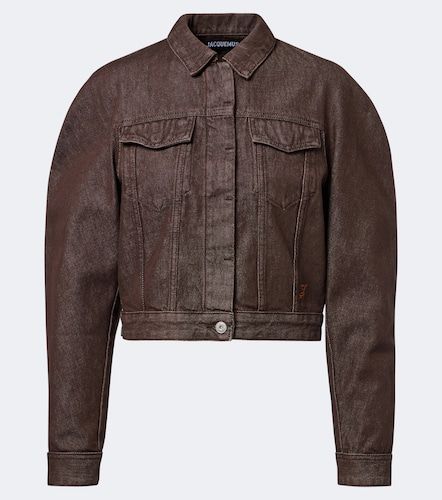 Chaqueta Ovalo cropped de denim - Jacquemus - Modalova