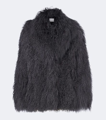 Oversized shearling jacket - Yves Salomon - Modalova