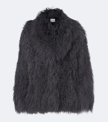 Oversized shearling jacket - Yves Salomon - Modalova