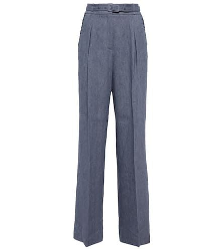 High-rise linen pants - Gabriela Hearst - Modalova