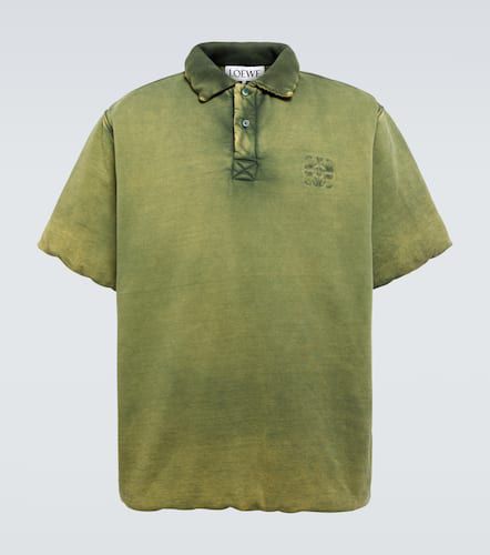 Padded cotton jersey polo shirt - Loewe - Modalova