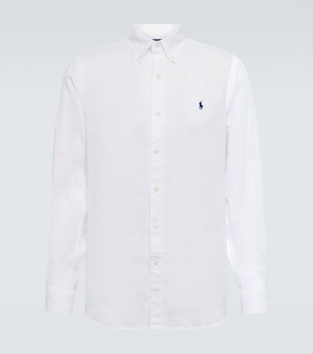 Camicia in lino con ricamo - Polo Ralph Lauren - Modalova