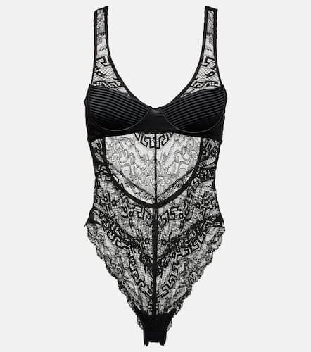 Versace Greca lace bodysuit - Versace - Modalova