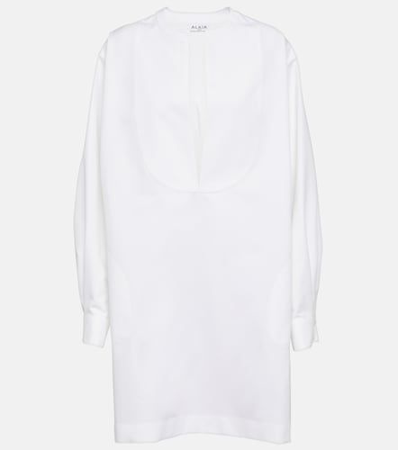 Alaïa Miniabito in popeline di cotone - Alaia - Modalova