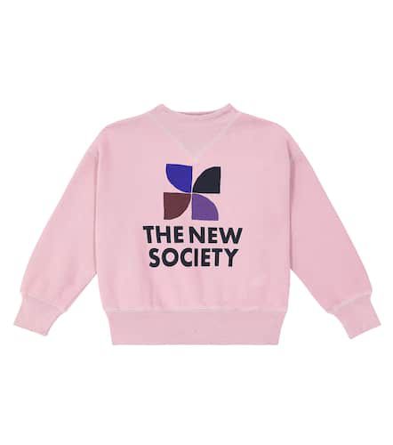 Felpa Amara in jersey di cotone con logo - The New Society - Modalova